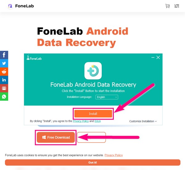 download the FoneLab for Android
