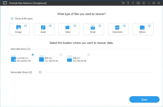 FoneLab Data Retriever Windows 11 download
