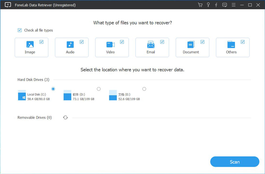 Recover data from computer, hard drive,etc