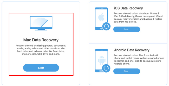 iOS and Android Data Recovery features are also available