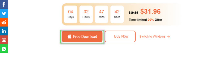 Tick the Free Download button