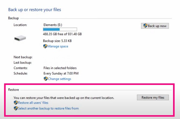 Recover Deleted Videos from PC from Windows Backup