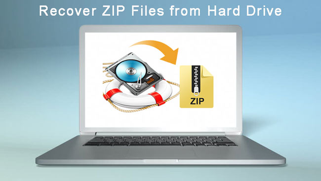 recover zip file from hard drive