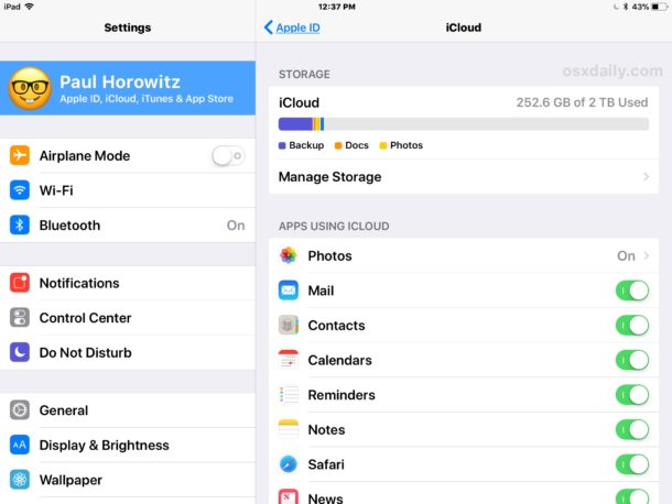 How to Restore iPad from iCloud Settings