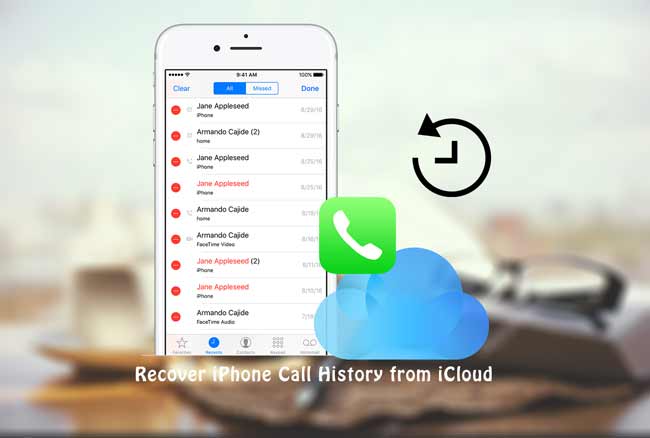 recover iphone call history from icloud