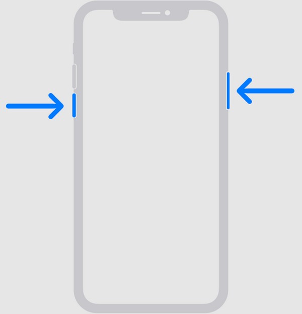 reboot iphone without home button