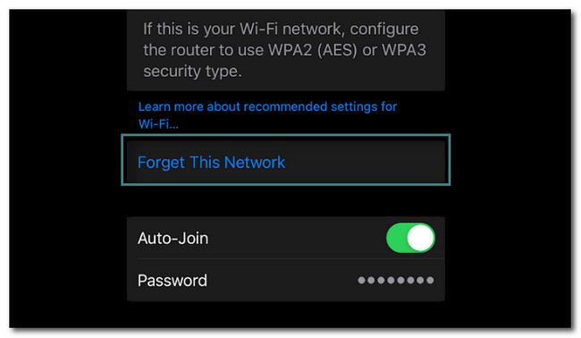 customize the connection for the Wi-Fi
