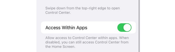 enable control center