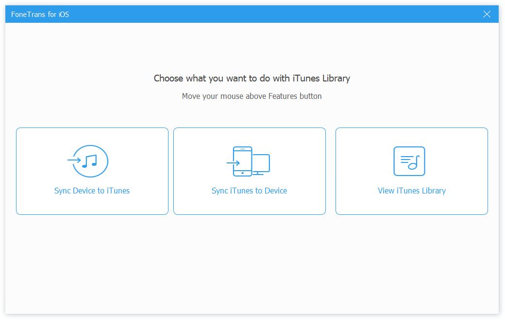 choose itunes library