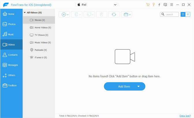 Transfer Videos between iPad Pro/Air/Mini ipad