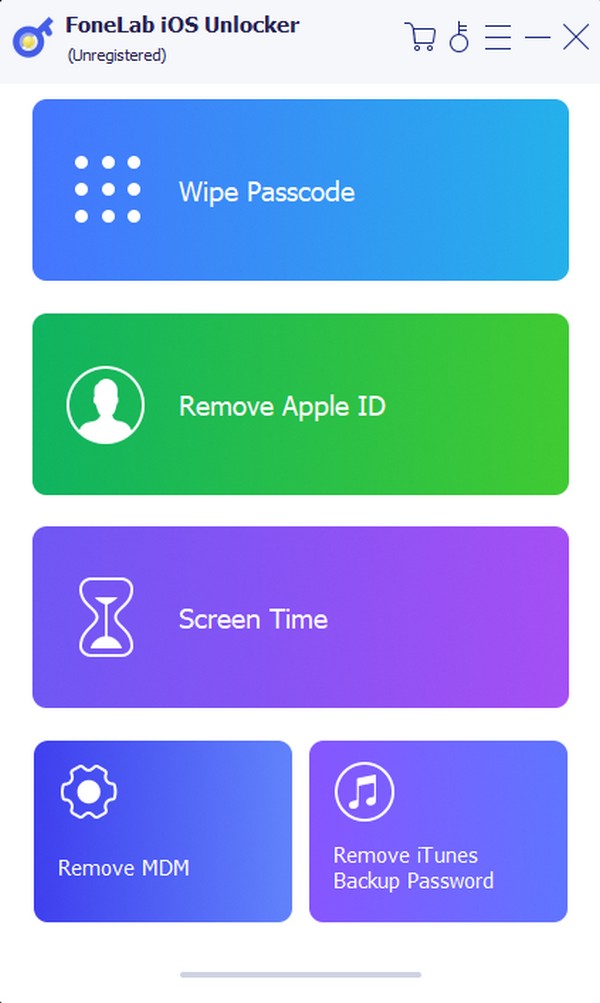 choose remove apple id feature
