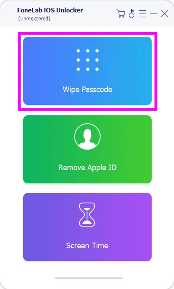 Choose the Wipe Passcode box