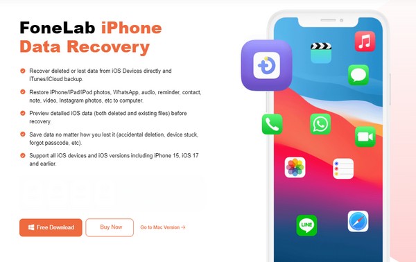 install fonelab iphone data recovery