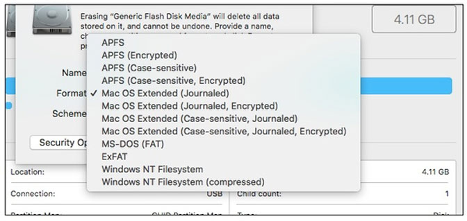 format hard drive on mac