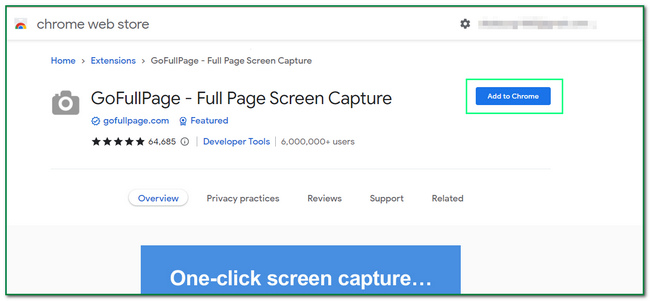 Tick the Add to Chrome button