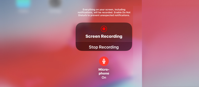 How to Record Gameplay on iPad staret record