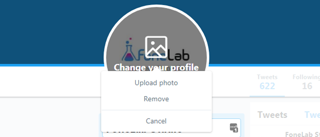 change twitter profile photo