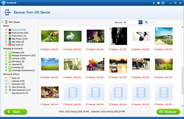 Recover Deleted Photos from iPad