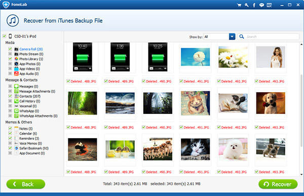 Recover Photos from iTunes