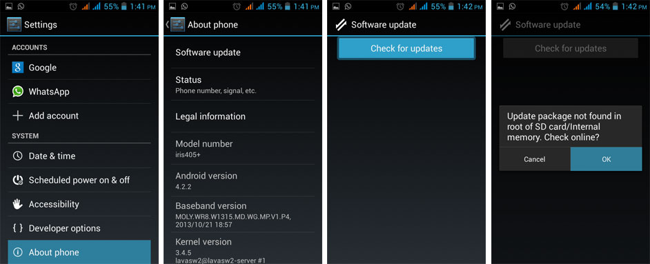 Update Android OS
