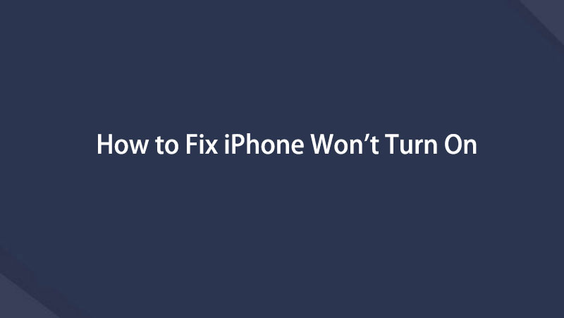 fix iphone wont turn on