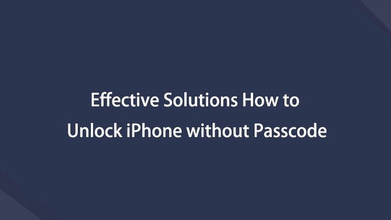 how to unlock iphone iwthout passcode