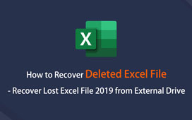 Recover Unsaved Excel File 2019 from External Drive