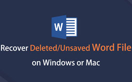 Recover a Word Document on Mac/Windows