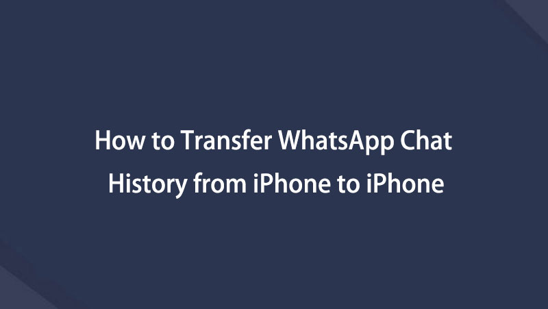 transfer whatsapp messages from iphone to iphone
