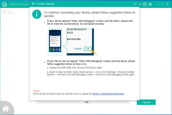 Erlaube USB-Debugging