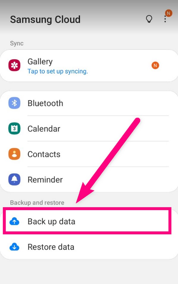 backup phone with broken screen with Settings