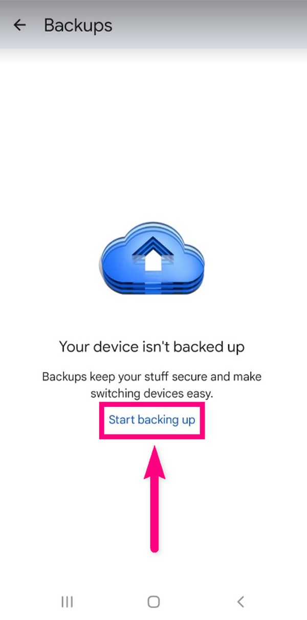 Backup di foto Android con Google Drive