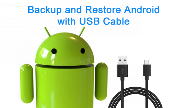 usb kablosu ile android restore