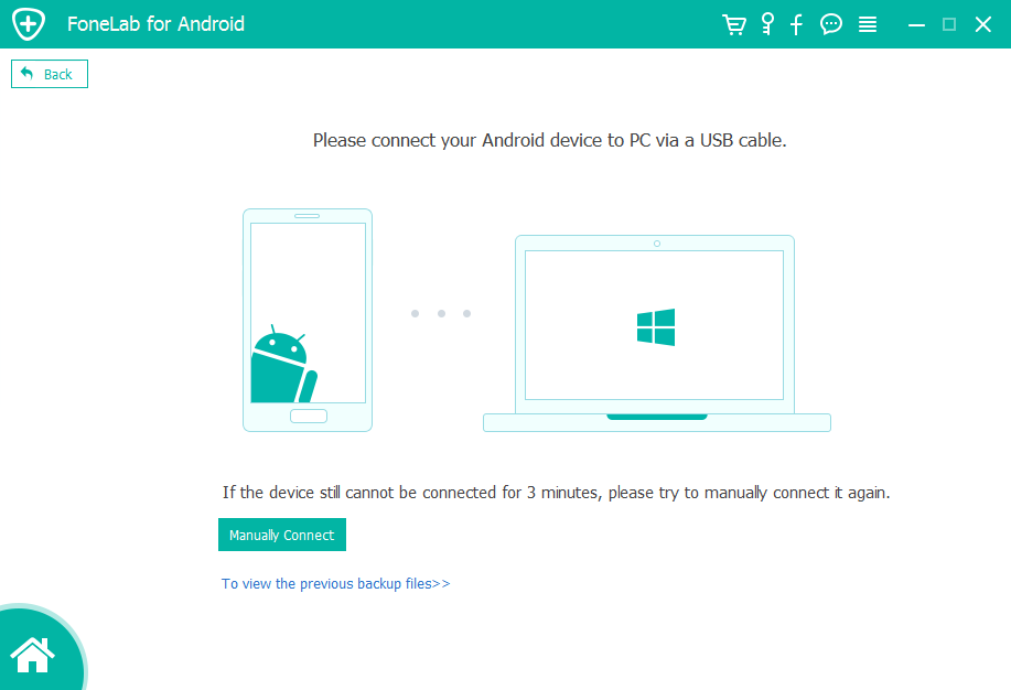 connect your android device