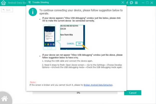 enable USB Debugging from it