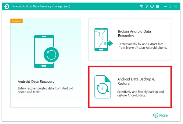 Backup e Restauração de Dados do Android FoneLab