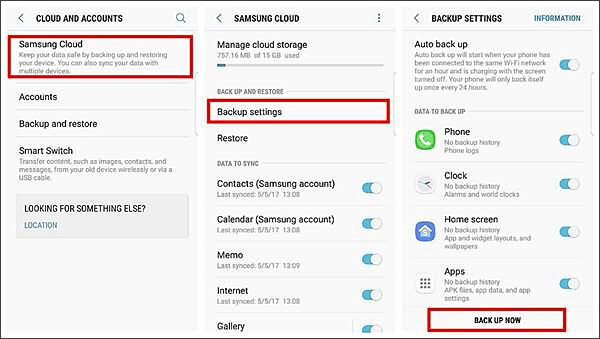 Save Photos on Samsung Using Samsung Cloud