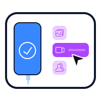 Connect your device via USB