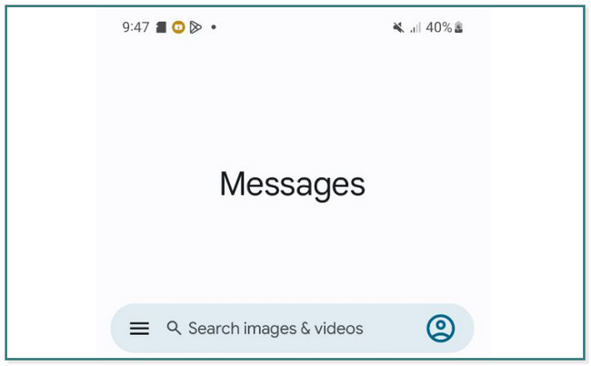Locate the Messages app on Samsung