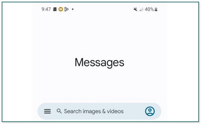 Localisez l'application Messages sur Samsung