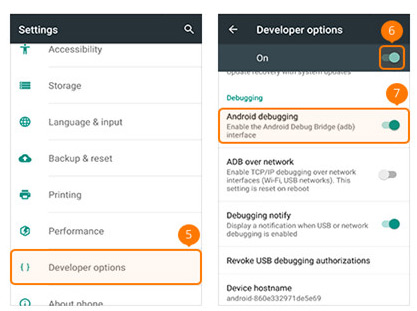 Abilita debug USB su OnePlus