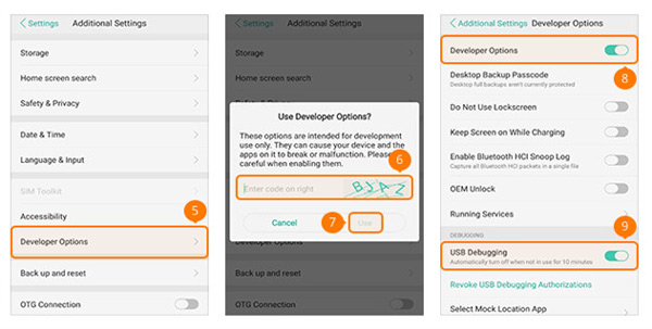 Sådan aktiveres USB-debugging på OPPO