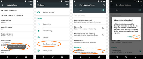 Enable USB Debugging on ZTE