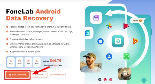 Töltse le a FoneLab Android Data Recovery alkalmazást