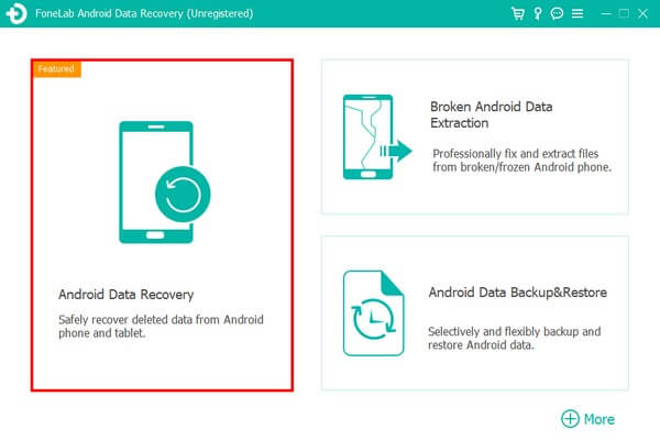 Vælg Android Data Recovery