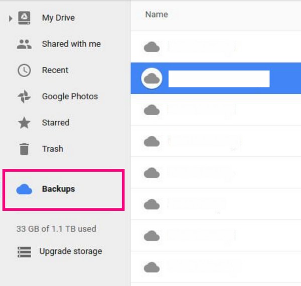 从 Google Drive 中恢复 Google Pixel 数据