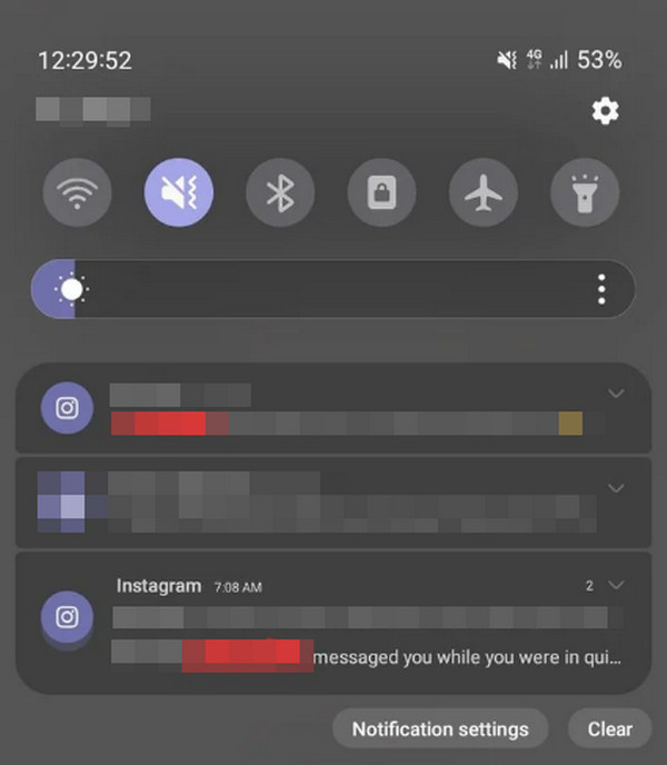 Check Android Notification History