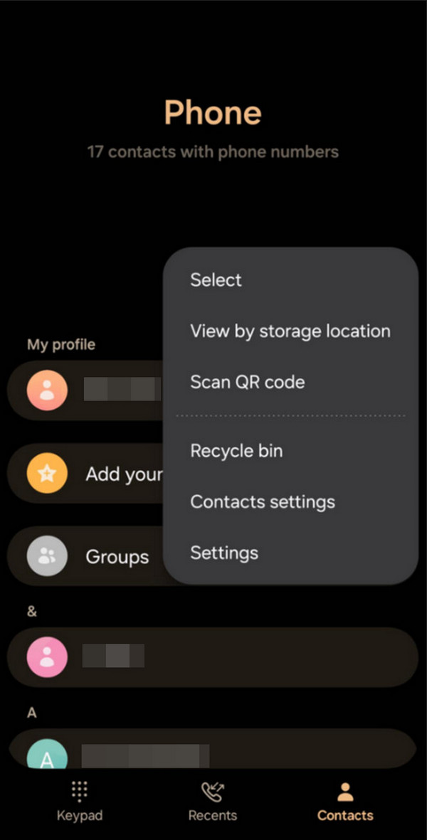 Restore Deleted Contacts Directly