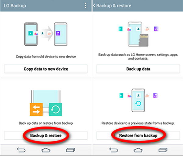 Recover Deleted Files with LG Backup