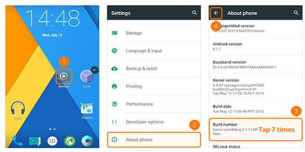 Enable USB Debugging on OnePlus